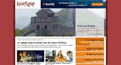 Desktop Screenshot of kinarejser.info